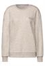 Sweater mit Rundhals cloud cream mel.