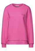Sweater mit Rundhals cosmic pink