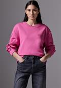 Sweater mit Rundhals cosmic pink