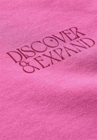 Sweater mit Rundhals cosmic pink