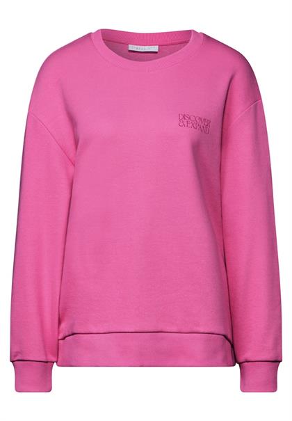 Sweater mit Rundhals cosmic pink
