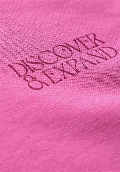 Sweater mit Rundhals cosmic pink