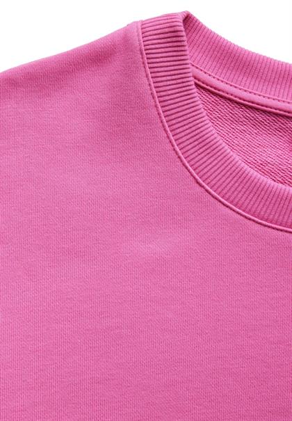Sweater mit Rundhals cosmic pink