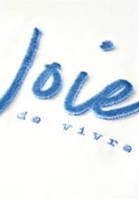Sweathoodie mit Artwork vanilla white