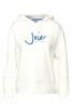 Sweathoodie mit Artwork vanilla white