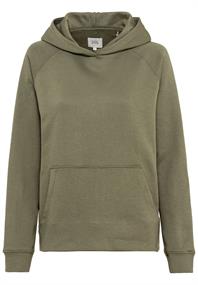 Sweathoodie mit Kangurutasche grey olive