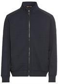 Sweatjacke aus Baumwollmix dark navy