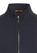 Sweatjacke aus Baumwollmix dark navy