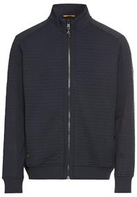 Sweatjacke aus Baumwollmix dark navy