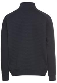 Sweatjacke aus Baumwollmix dark navy