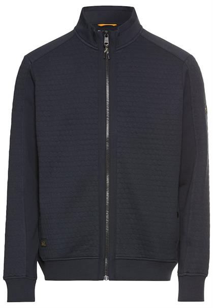 Sweatjacke aus Baumwollmix dark navy