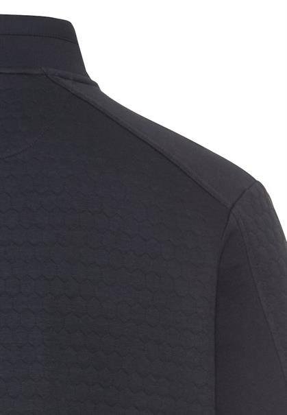 Sweatjacke aus Baumwollmix dark navy