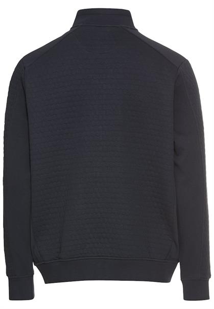 Sweatjacke aus Baumwollmix dark navy
