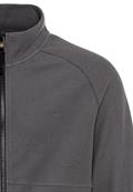 Sweatjacke aus reiner Baumwolle shadow grey