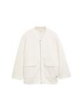 Sweatjacke aus Scuba whisper white