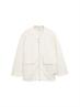 Sweatjacke aus Scuba whisper white
