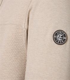 Sweatjacke beige