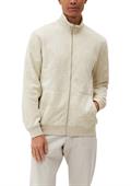 Sweatjacke creme