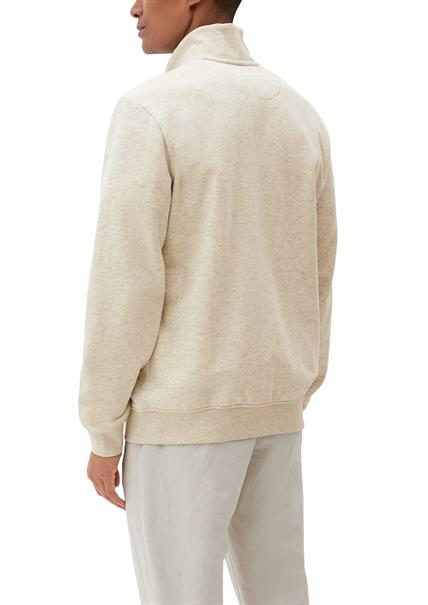 Sweatjacke creme