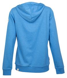 Sweatjacke "FLORA ZIP ORGANIC" blau