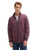 Sweatjacke in Melange Optik gipsy purple melange