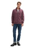 Sweatjacke in Melange Optik gipsy purple melange
