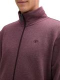 Sweatjacke in Melange Optik gipsy purple melange
