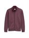 Sweatjacke in Melange Optik gipsy purple melange