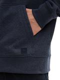 Sweatjacke in Melange Optik sky captain blue white melange
