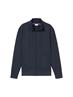 Sweatjacke in Melange Optik sky captain blue white melange