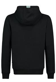 Sweatjacke mit Badges black