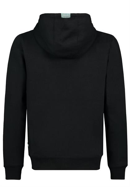 Sweatjacke mit Badges black
