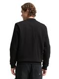 Sweatjacke mit Bomberkragen black