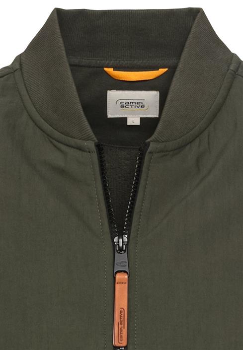 sweatjacke-mit-bomberkragen-leaf-green