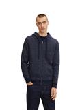 Sweatjacke mit feinen Streifen navy offwhite inject stripe