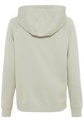 Sweatjacke mit Kapuze aus reiner Baumwolle light jade