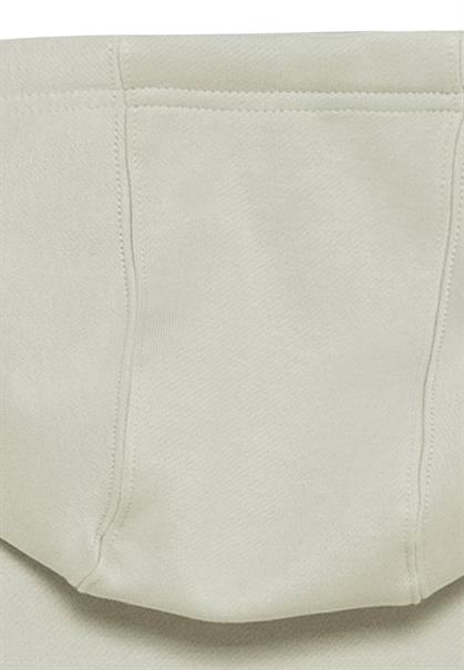 Sweatjacke mit Kapuze aus reiner Baumwolle light jade