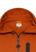 Sweatjacke mit Kapuze cinnamon