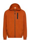 Sweatjacke mit Kapuze cinnamon