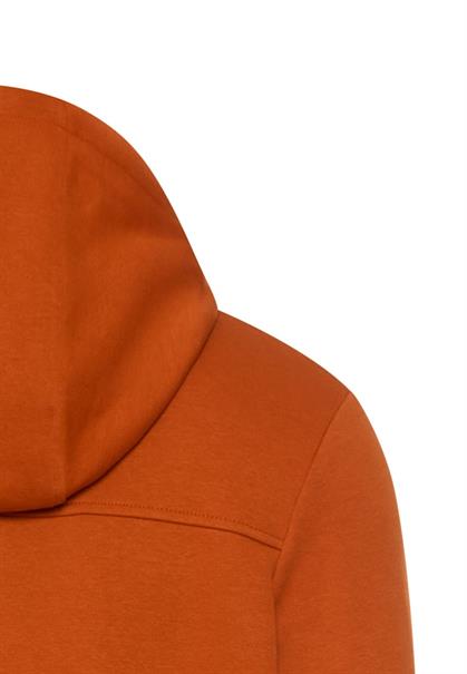 Sweatjacke mit Kapuze cinnamon