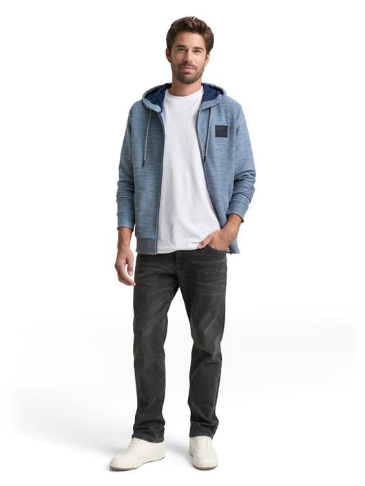 sweatjacke-mit-kapuze-denim-blue-structured-melange