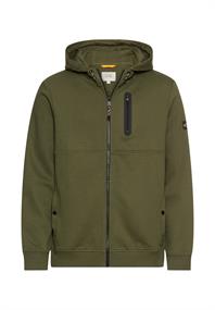 Sweatjacke mit Kapuze forest green