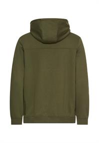 Sweatjacke mit Kapuze forest green