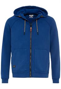 Sweatjacke mit Kapuze true blue