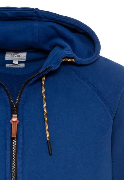 Sweatjacke mit Kapuze true blue