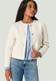 Sweatjacke mit Knöpfen french oak