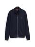 Sweatjacke mit Logo-Badge sky captain blue