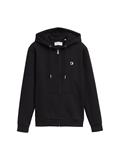 Sweatjacke mit Logo Print black