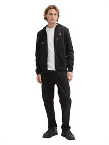 Sweatjacke mit Logo Print black