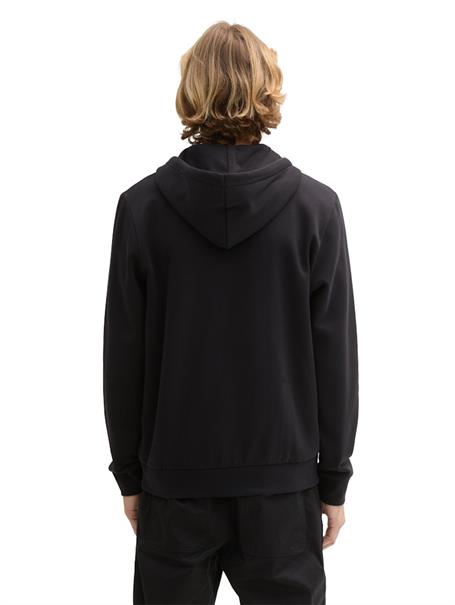 Sweatjacke mit Logo Print black